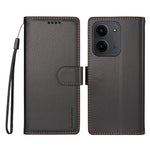 BETOPNICE for Xiaomi Poco C85 4G (171mm) / Xiaomi Redmi 15R 5G / Xiaomi Redmi 15C 4G (Global) (171mm) 006 Case RFID Blocking Wallet Stand Leather Phone Cover with Wrist Strap