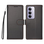 BETOPNICE för Xiaomi Redmi 15 5G (EU) (171 mm) / Xiaomi Redmi 15 4G (EU) (171 mm) 006-skal RFID-blockerande plånboksfodral i läder med handledsrem