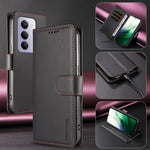 BETOPNICE för Xiaomi Redmi 15 5G (EU) (171 mm) / Xiaomi Redmi 15 4G (EU) (171 mm) 006-skal RFID-blockerande plånboksfodral i läder med handledsrem
