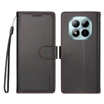 BETOPNICE för Xiaomi Poco M8 Pro 5G / Xiaomi Redmi Note 15 Pro+ 5G (Global) 006 Skal RFID-blockerande plånboksfodral i läder med handledsrem