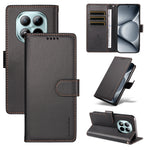 BETOPNICE för Xiaomi Poco M8 Pro 5G / Xiaomi Redmi Note 15 Pro+ 5G (Global) 006 Skal RFID-blockerande plånboksfodral i läder med handledsrem