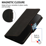 Til iPhone 17 Etui Hudvenligt PU-læder Flip Wallet Telefoncover med Håndrem