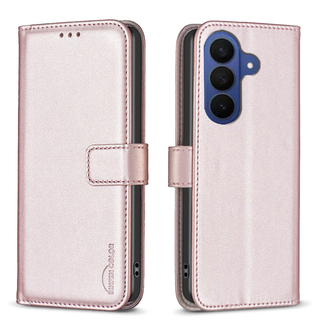 BINFEN COLOR til Samsung Galaxy S26 FE BF17 telefon cover pung folio flip læder etui