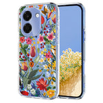 Honor X6e 4G / Honor X7e 4G Cover, TPU Telefon Bagcover med Sommerfugle Blomsterprint