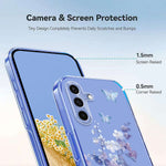 For Samsung Galaxy S26 FE Case Butterfly Floral Pattern Printing TPU Phone Back Cover
