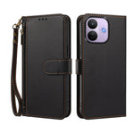 For Xiaomi Redmi Note 17 Pro 5G Case 4 Card Slots Wallet Stand PU Leather Phone Cover with Wrist Strap