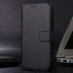 For Xiaomi Redmi Note 17 Pro+ 5G / 17 Pro Max 5G Leather Wallet Case with Strap Diamond Texture Phone Cover