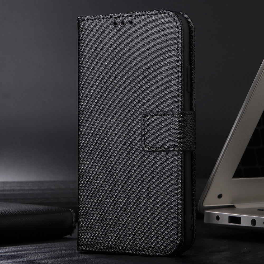 For Xiaomi Redmi Note 17 Pro+ 5G / 17 Pro Max 5G Leather Wallet Case with Strap Diamond Texture Phone Cover