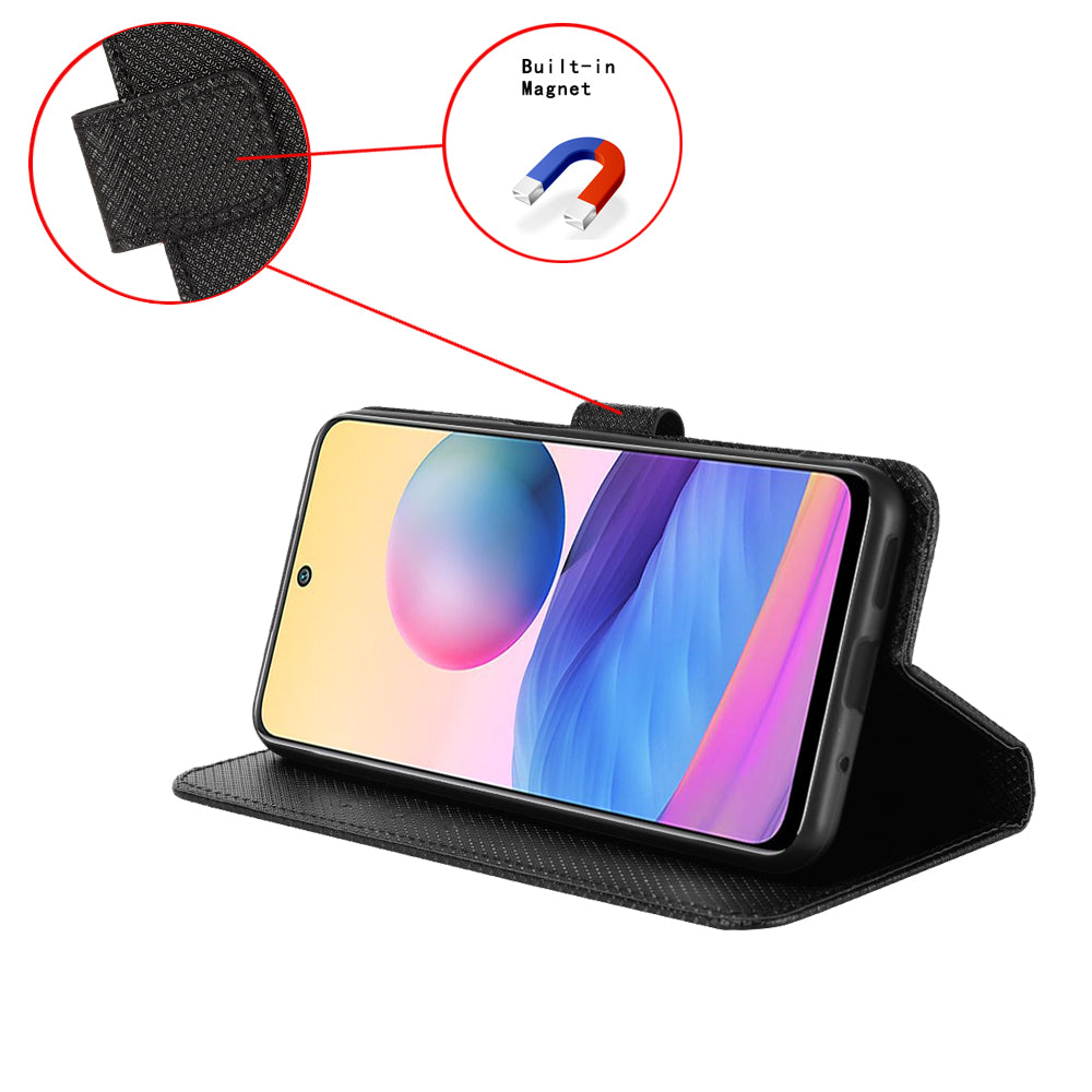 For Xiaomi Redmi Note 17 Pro+ 5G / 17 Pro Max 5G Leather Wallet Case with Strap Diamond Texture Phone Cover