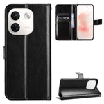 For Xiaomi Redmi Note 17 Pro+ 5G / 17 Pro Max 5G PU Leather Case with Strap Crazy Horse Texture Phone Wallet Cover