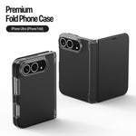 DUX DUCIS for iPhone Fold Fort Series PU Leather Flip Phone Cover with Card Slot