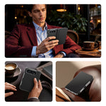 DUX DUCIS for iPhone Fold Fort Series PU Leather Flip Phone Cover with Card Slot