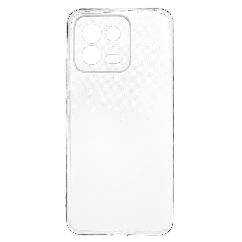 Xiaomi 13 5G skyddande mobilskal, mjukt och smalt TPU reptåligt transparent mobilskal