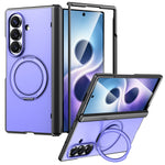 For Samsung Galaxy Z Fold7 5G / Galaxy Z Fold8 Ultra Magnetic Case Rotating Kickstand TPU + PC Phone Cover