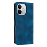 For Xiaomi Redmi Note 17 Pro 5G Leather Case Imprinted Triangle Phone Cover with Hand Strap