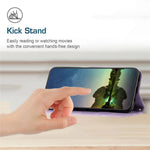 For Xiaomi Redmi 17 4G / 17 5G Leather Case Imprinted Triangle Phone Cover with Hand Strap