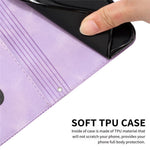 For Xiaomi Redmi 17 4G / 17 5G Leather Case Imprinted Triangle Phone Cover with Hand Strap
