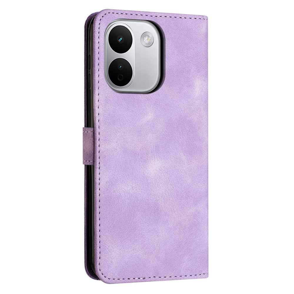 For Xiaomi Redmi Note 17 Pro+ 5G / Note 17 Pro Max 5G Leather Case Imprinted Triangle Phone Cover with Hand Strap
