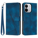 For Xiaomi Redmi Note 17 Pro+ 5G / Note 17 Pro Max 5G Leather Case Imprinted Triangle Phone Cover with Hand Strap
