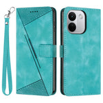 Xiaomi Redmi Note 17 Pro+ 5G / Note 17 Pro Max 5G Läderfodral Präglat Triangelformat mobilfodral med Handrem