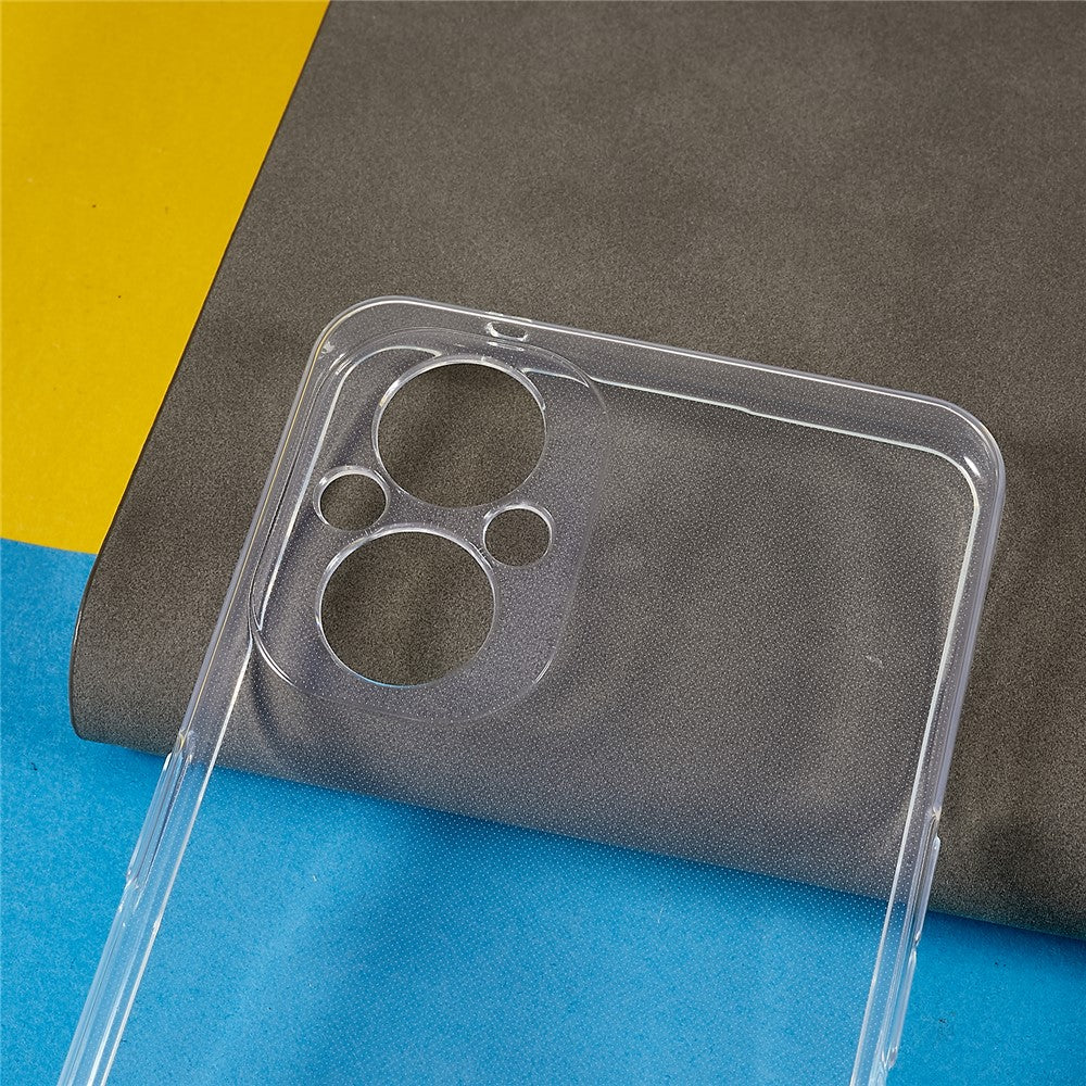 For Oppo Reno8 Lite 5G Protective Phone Cover, Back Protector Slim TPU Transparent Clear Phone Case