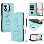 For Xiaomi Redmi Note 17 4G (Global) / Note 17 5G (Global) / Note 17 (India / China) 5G Case Wallet Stand Lotus Imprint Leather Phone Cover with Wrist Strap