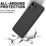 For Honor X7e Plus 5G / Honor 600 Smart 5G Liquid Silicone Case Phone Back Cover with Hand Strap