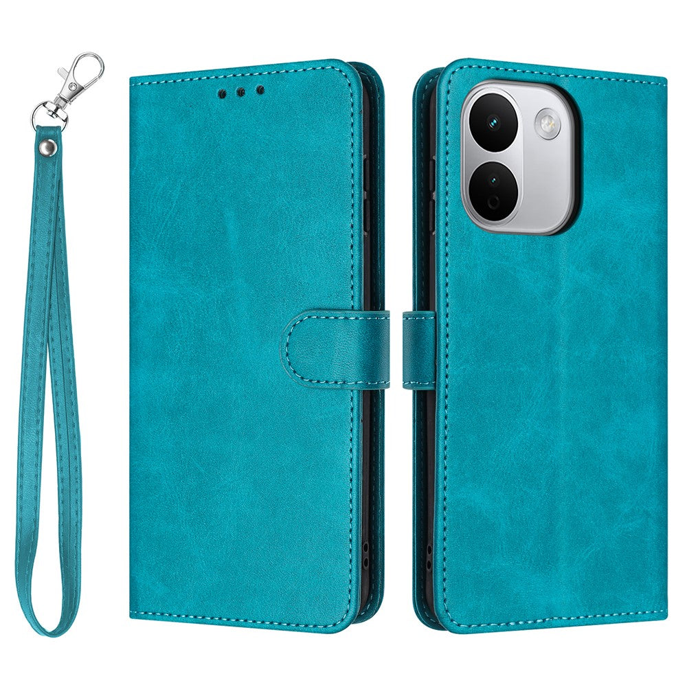 Xiaomi Redmi Note 17 Pro+ 5G / Redmi Note 17 Pro Max 5G Plånboksfodral Flip Stand Kalvtextur PU-läder mobilskal med rem
