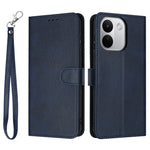 For Xiaomi Redmi Note 17 Pro+ 5G  /  Redmi Note 17 Pro Max 5G Wallet Case Flip Stand Calf Texture PU Leather Phone Cover with Strap
