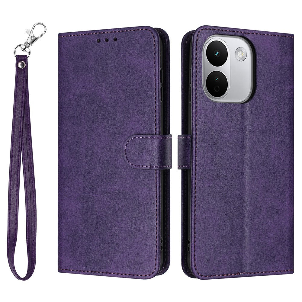 Xiaomi Redmi Note 17 Pro+ 5G / Redmi Note 17 Pro Max 5G Plånboksfodral Flip Stand Kalvtextur PU-läder mobilskal med rem