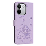 For Xiaomi Redmi Note 17 Pro+ 5G  /  Redmi Note 17 Pro Max 5G Wallet Case Cats Imprint Leather Phone Cover with Strap