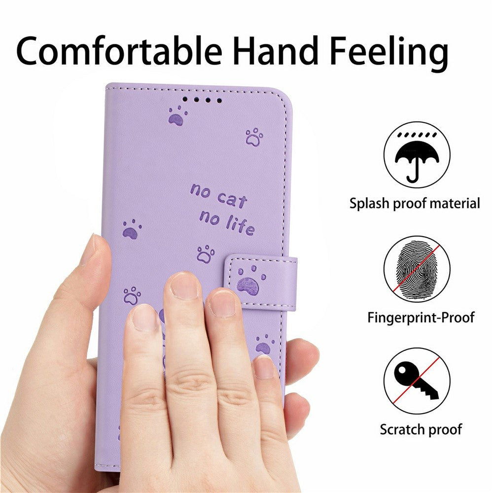 For Xiaomi Redmi Note 17 Pro+ 5G  /  Redmi Note 17 Pro Max 5G Wallet Case Cats Imprint Leather Phone Cover with Strap