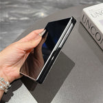 For Samsung Galaxy Z Fold8 Case Crocodile Pattern PU Leather + PC Dual Hinge Shockproof Phone Cover
