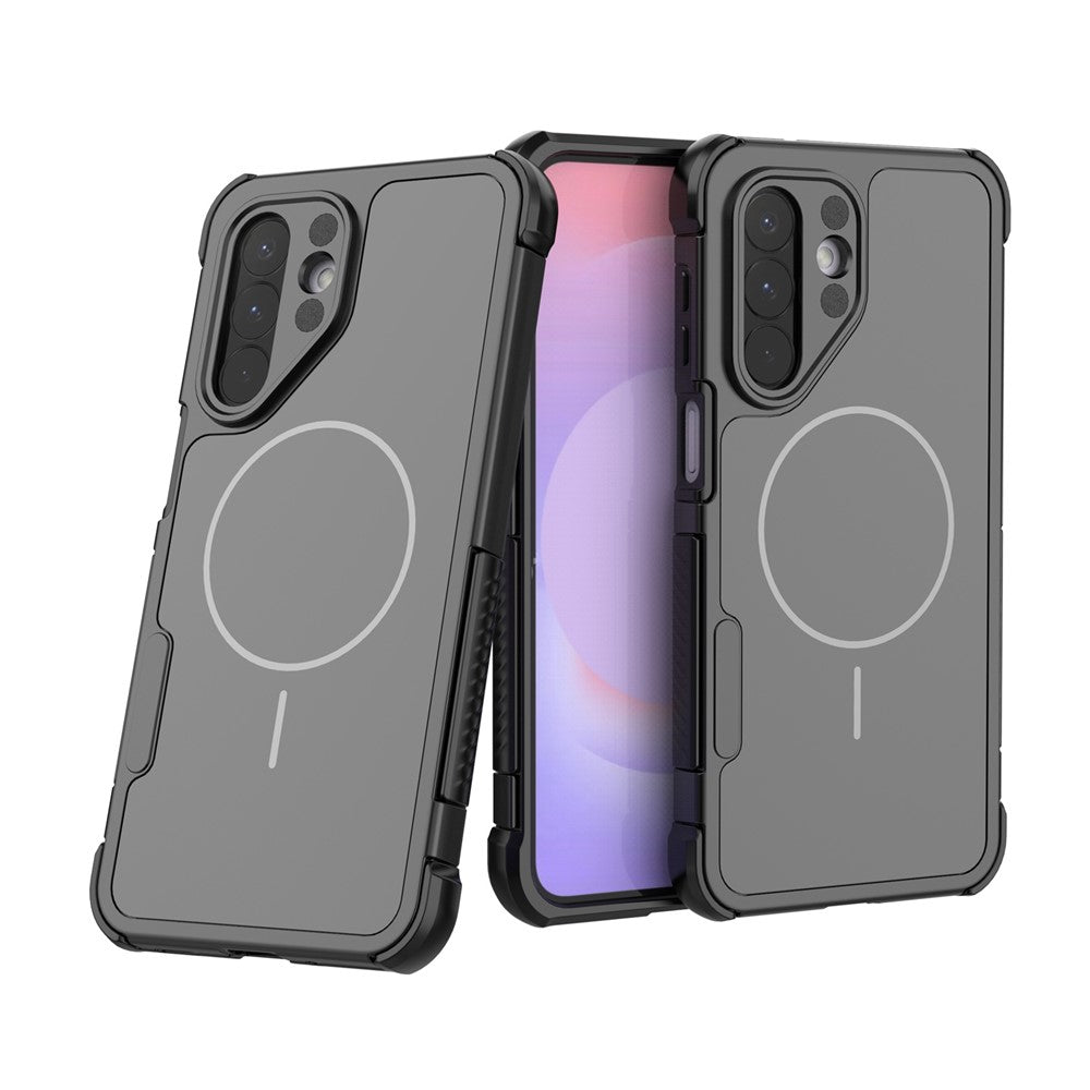 Til Samsung Galaxy A27 5G Etui Stødsikker Airbag PC+TPU Telefoncover Kompatibel med MagSafe