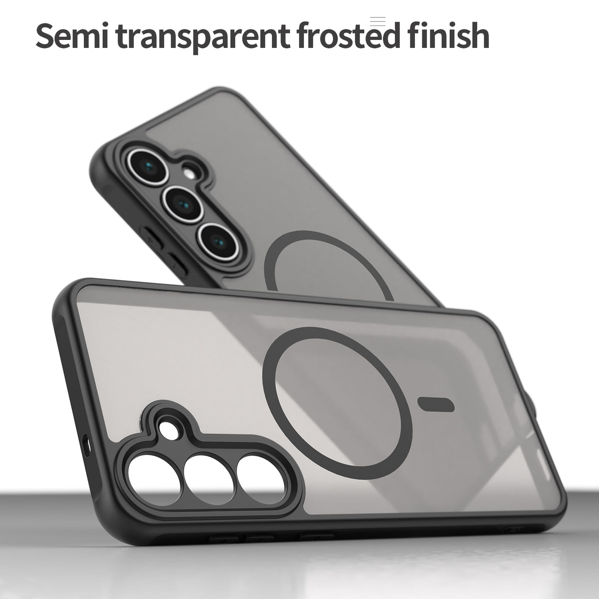 WANLONFENG til Samsung Galaxy S26 FE FD Series Magnetisk Cover med Skærmfilm Hud Touch TPU + PC Telefon Bagcover