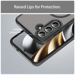 WANLONFENG til Samsung Galaxy S26 FE FD Series Magnetisk Cover med Skærmfilm Hud Touch TPU + PC Telefon Bagcover