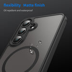 WANLONFENG til Samsung Galaxy S26 FE FD Series Magnetisk Cover med Skærmfilm Hud Touch TPU + PC Telefon Bagcover