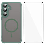 WANLONFENG til Samsung Galaxy S26 FE FD Series Magnetisk Cover med Skærmfilm Hud Touch TPU + PC Telefon Bagcover