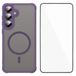 WANLONFENG til Samsung Galaxy S26 FE FD Series Magnetisk Cover med Skærmfilm Hud Touch TPU + PC Telefon Bagcover
