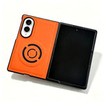WANLONFENG til Samsung Galaxy Z Fold8 KJB Series magnetisk etui med teknisk stoftekstur i PC + TPU, beskyttende telefoncover