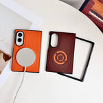 WANLONFENG til Samsung Galaxy Z Fold8 KJB Series magnetisk etui med teknisk stoftekstur i PC + TPU, beskyttende telefoncover