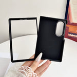 WANLONFENG til Samsung Galaxy Z Fold8 KJB Series magnetisk etui med teknisk stoftekstur i PC + TPU, beskyttende telefoncover