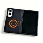 WANLONFENG til Samsung Galaxy Z Fold8 KJB Series magnetisk etui med teknisk stoftekstur i PC + TPU, beskyttende telefoncover