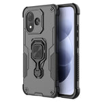 For Xiaomi Redmi Note 17 4G (Global) / Note 17 5G (Global) / Note 17 (India / China) 5G Case Rotatable Ring Kickstand PC + TPU Shockproof Phone Cover