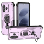 For Xiaomi Redmi Note 17 4G (Global) / Note 17 5G (Global) / Note 17 (India / China) 5G Case Rotatable Ring Kickstand PC + TPU Shockproof Phone Cover