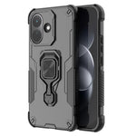 For Xiaomi Redmi Note 17 Pro 5G Case Rotatable Ring Kickstand PC + TPU Shockproof Phone Cover