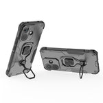 For Xiaomi Redmi Note 17 Pro 5G Case Rotatable Ring Kickstand PC + TPU Shockproof Phone Cover