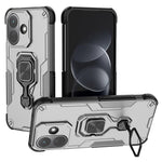 For Xiaomi Redmi Note 17 Pro 5G Case Rotatable Ring Kickstand PC + TPU Shockproof Phone Cover