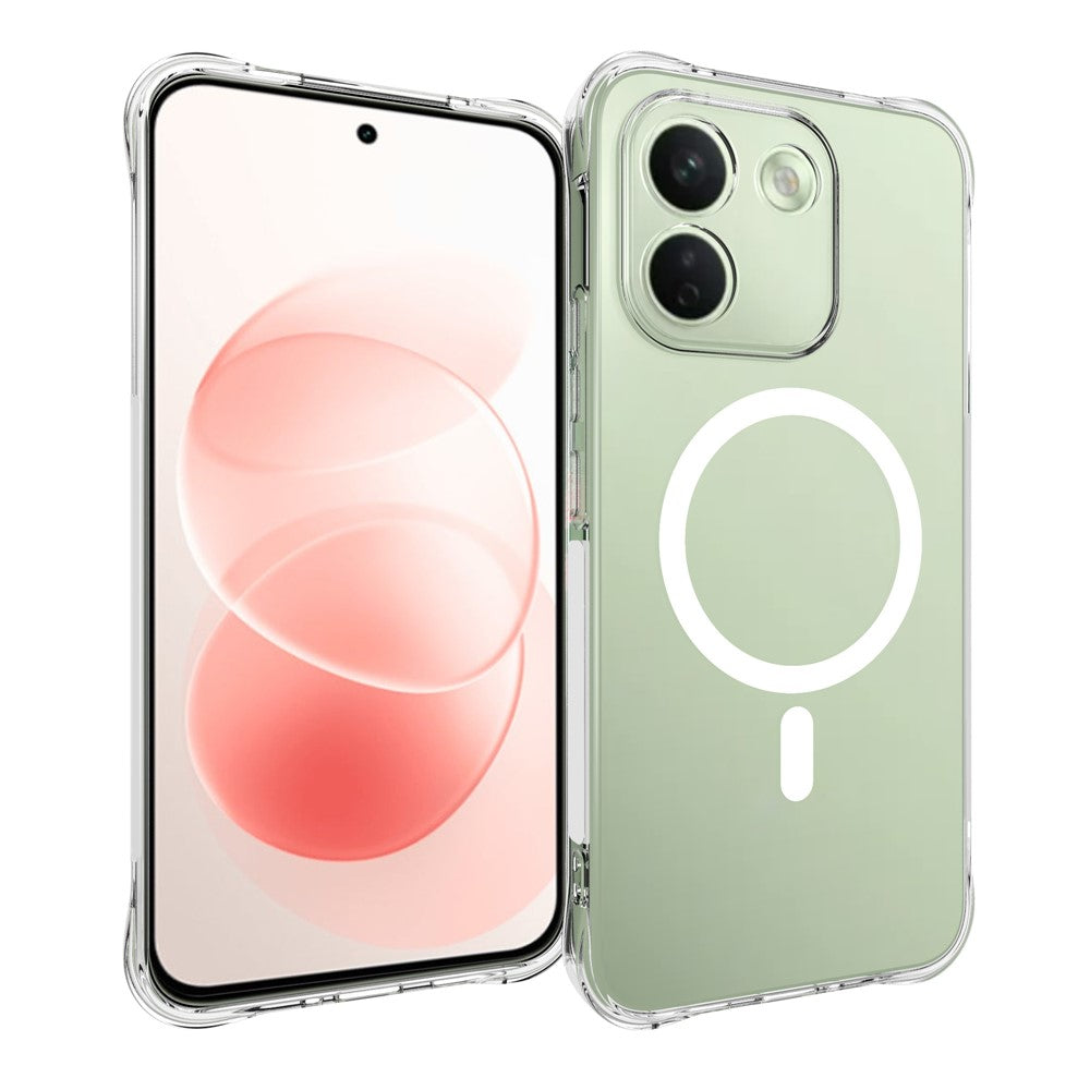 For Xiaomi Redmi Note 17 Pro Max 5G Magnetic Case TPU Anti-drop Phone Back Cover
