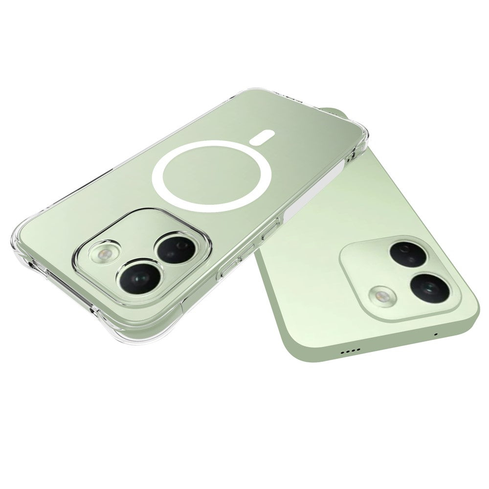 For Xiaomi Redmi Note 17 Pro Max 5G Magnetic Case TPU Anti-drop Phone Back Cover